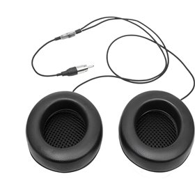 AURICULARES CON OREJERA TIPO RALLY PARA CASCO TURISMO CONEXI�N MACHO RCA