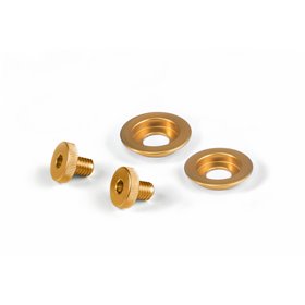 VISERA CORTA Y KIT DE TORNILLOS DORADOS PARA CASCO ST5
