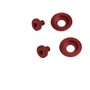 KIT DE TORNILLOS ROJO PARA FRONTAL DEL CASCO ST5
