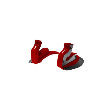 ALMOHADILLAS MEJILLAS SPARCO PARA CASCO RF-10W ROJO 25MM