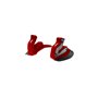 ALMOHADILLAS MEJILLAS SPARCO PARA CASCO RF-10W ROJO 25MM