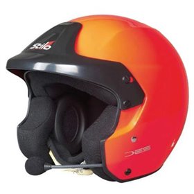 CASCO VENTI TROPHY OFFSHORE SNELL SA2020 FIA8859-15 (SIN CLIP HANS) NARANJA FLUOR/INTERIOR NEGRO 58