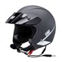 CASCO OMP STAR CON INTECOMUNICADOR ECE 22.06 NEGRO MATE TALLA XL