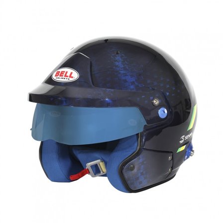 CASCO BELL MAG-10 CARBON AYRTON SENNA (HANS)TALLA 55 FIA8859-2024/SA2020