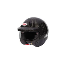CASCO BELL MAG-10 CARBON (HANS) INTERIOR ROJO TALLA 56 FIA8859-2024/SA2020