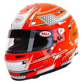 CASCO BELL RS7 STAMINA ROJO (HANS) TALLA 58 FIA8859/SA2020