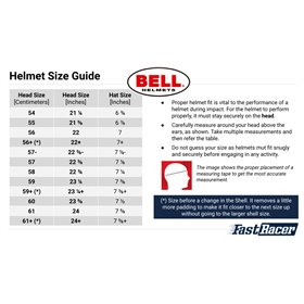 CASCO BELL HP6 RD (HANS)TALLA 54 FIA8860-2018