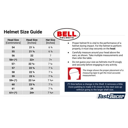 CASCO BELL HP6 RD (HANS)TALLA 54 FIA8860-2018
