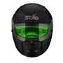 CASCO STILO ST5 CMR NEGRO MATE INTERIOR VERDE KARTING TALLA 57