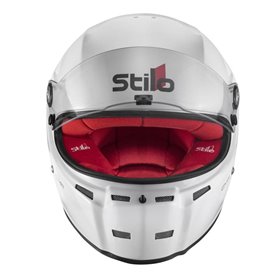 CASCO STILO ST5 CMR BLANCO INTERIOR ROJO KARTING TALLA 54