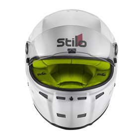 CASCO STILO ST5 CMR BLANCO INTERIOR AMARILLO KARTING TALLA 54