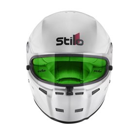 CASCO STILO ST5 CMR BLANCO INTERIOR VERDE KARTING TALLA 55