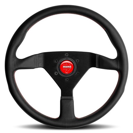 VOLANTE MOMO MONTECARLO 35 NEGRO/RD