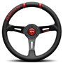 VOLANTE MOMO DRIFTING 330 NEGRO-ROJO