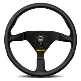 VOLANTE MOMO 320MM PIEL NEGRA MOD.78