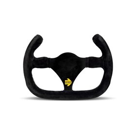 VOLANTE MOMO 270MM PIEL VUELTA NEGRO MOD.27/C