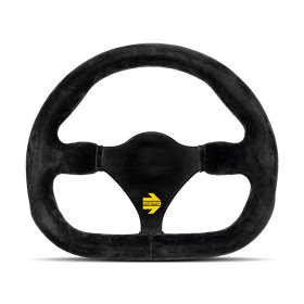VOLANTE MOMO 290MM PIEL VUELTA NEGRO MOD.27