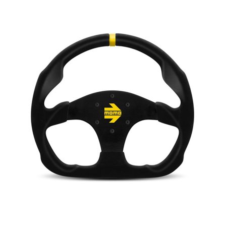 VOLANTE MOMO 320MM PIEL NEGRO MOD.30