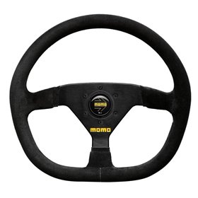VOLANTE MOMO PLANO 350 MM PIEL VUELTA MOD.88