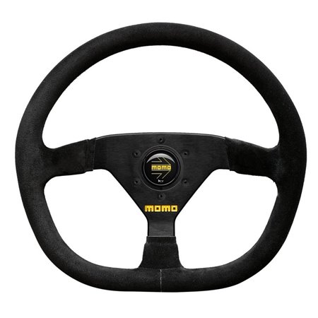 VOLANTE MOMO PLANO 350 MM PIEL VUELTA MOD.88