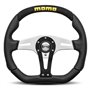 VOLANTE MOMO TREK 350 MM CUERO Y ALCANTARA