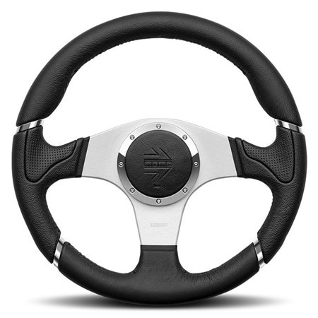VOLANTE MOMO MILLENIUM 350 MM PIEL NEGRA