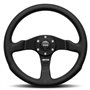 VOLANTE MOMO COMPETITION 350 MM CUERO NEGRO
