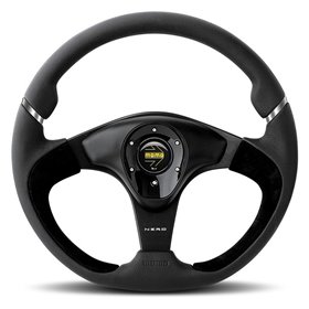 VOLANTE MOMO NERO 350 MM PIEL NEGRA