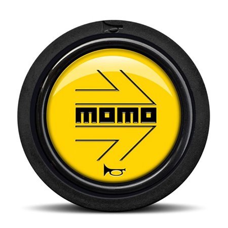 PACK 10 PULSADOR MOMO ARROW LOGO PLATA CROMADO 2CC F