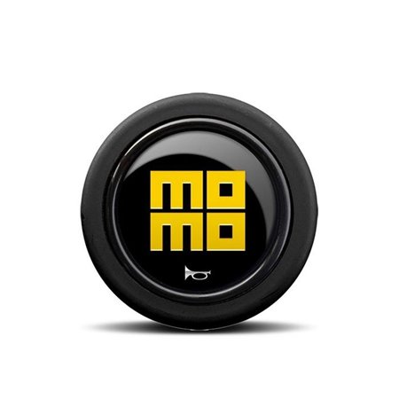 PACK 10 PULSADOR MOMO ARROW LOGO PLATA AMARILLO 2CC F