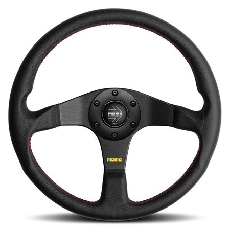 VOLANTE MOMO MONTECARLO 350 MM MICROFIBRA NEGRA