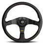 VOLANTE MOMO MONTECARLO 350 MM MICROFIBRA NEGRA