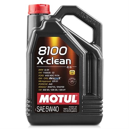 ACEITE 8100 X-CLEAN 5W40 5L MOTUL