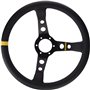 VOLANTE MOMO MOD.07 350 CUERO NEGROH.