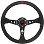 VOLANTE OMP CORSICA ANTE 350MM BRAZOS NEGRO -DETALLE ROJO