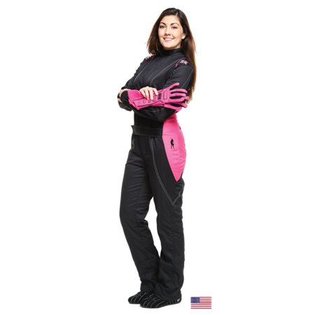 MONO DE CARRERAS SIMPSON RACING VIXEN II PARA MUJER NEGRO/ROSA TALLA XS