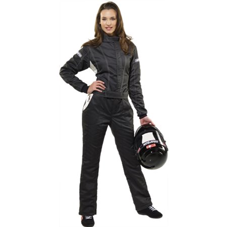 MONO DE CARRERAS SIMPSON RACING VIXEN II PARA MUJER NEGRO/BLANCO TALLA XS