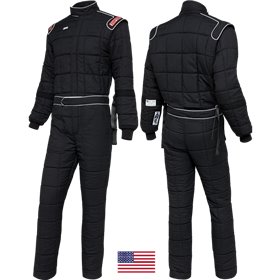 SIMPSON RACING DRAG TRAJE DE CARRERAS DE UNA PIEZA SFI 15 NEGRO TALLA L