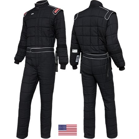 SIMPSON RACING DRAG TRAJE DE CARRERAS DE UNA PIEZA SFI 15 NEGRO TALLA L