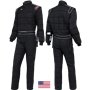 SIMPSON RACING DRAG TRAJE DE CARRERAS DE UNA PIEZA SFI 15 NEGRO TALLA L