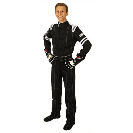 TRAJE DE CARRERAS PARA J�VENES SIMPSON RACING LEGEND II NEGRO/NEGRO TALLA M