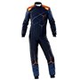 TRAJE DE CARRERAS ONE ART FIA 8856-2018 AZUL MARINO / NARANJA FLUO TALLA 48