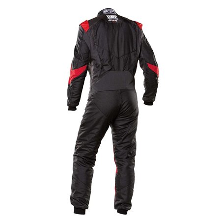 TRAJE DE CARRERAS ONE EVO X FIA 8856-2018 NEGRO / ROJO TALLA 48