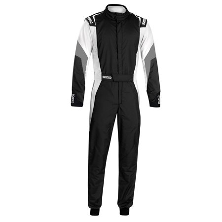 TRAJE DE CARRERAS TECNICA HYBRID FIA 8856-2018 NEGRO / AMARILLO FLUO TALLA 54