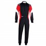 TRAJE DE CARRERAS TECNICA HYBRID FIA 8856-2018 NEGRO / AMARILLO FLUO TALLA 58