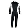 TRAJE DE CARRERAS TECNICA HYBRID FIA 8856-2018 NEGRO / AMARILLO FLUO TALLA 64