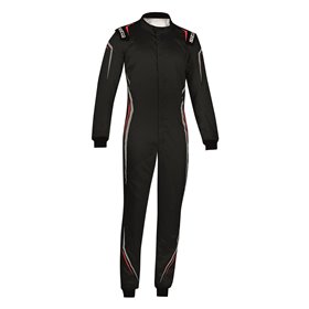 TRAJE DE CARRERAS FIRST EVO FIA 8856-2018 GRIS / NEGRO TALLA 64