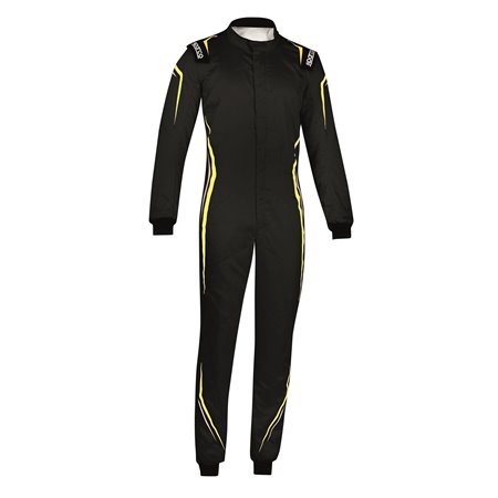 TRAJE DE CARRERAS FIRST EVO FIA 8856-2018 ANTRACITA / AMARILLO FLUO TALLA 56