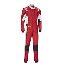 TRAJE CARRERAS SABELT HERO TS10 SUPERLIGHT FIA8856-2018 ROJO/BLANCO TALLA 50