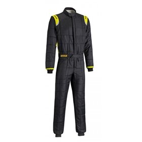 TRAJE FIA CHALLENGE TS-2 FIA8856-2018 NEGRO AMARILLO 50